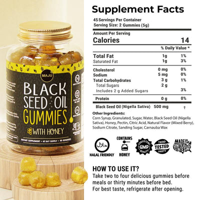 Black Seed Oil Gummies